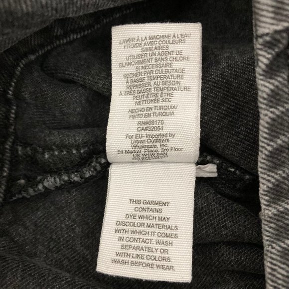 Free People Black Wide Leg Jeans - Picture 8 of 8